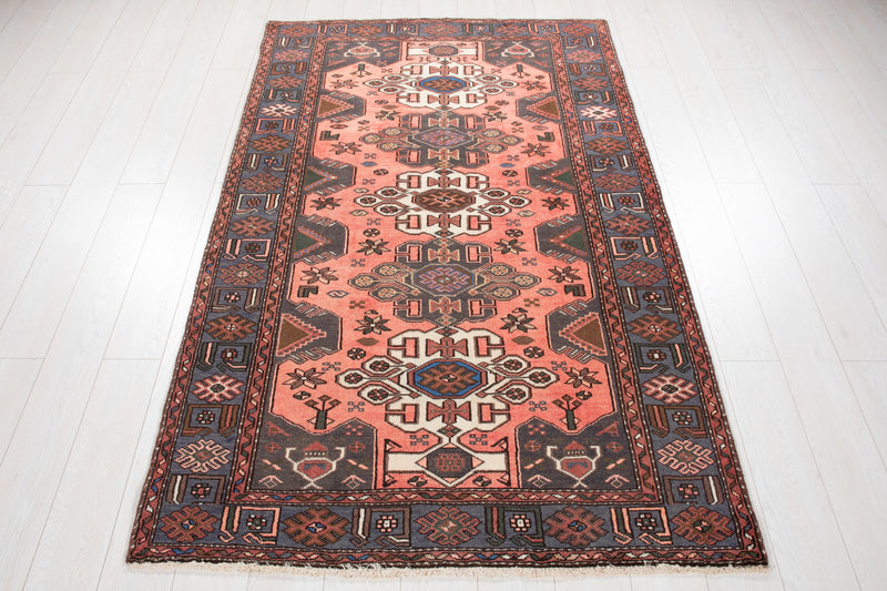 6' 7" x 4' 1" Excellent Hand-Knotted Vintage Tribal Rug - Yasi & Fara 