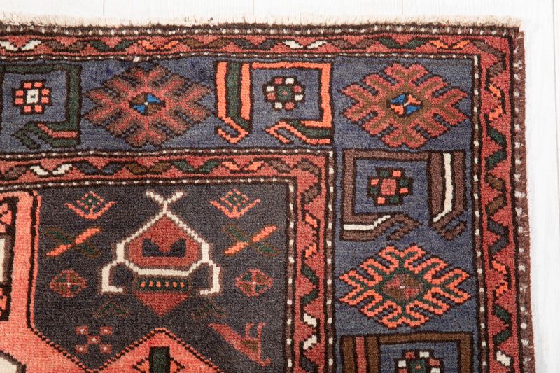 6' 7" x 4' 1" Excellent Hand-Knotted Vintage Tribal Rug - Yasi & Fara 