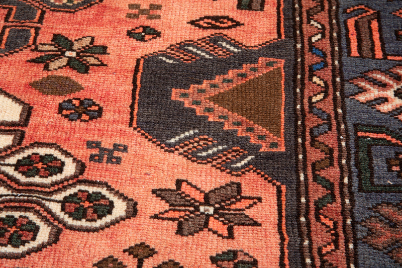 6' 7" x 4' 1" Excellent Hand-Knotted Vintage Tribal Rug - Yasi & Fara 