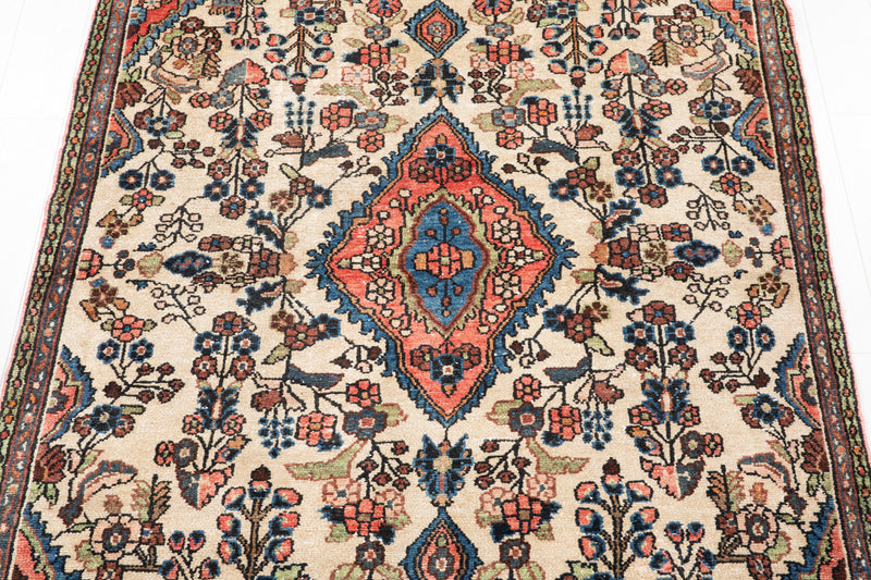 7' 6" x 5' Excellent Hand-Knotted Vintage Tribal Rug - Yasi & Fara 