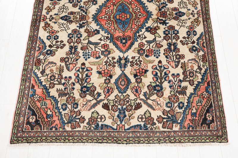 7' 6" x 5' Excellent Hand-Knotted Vintage Tribal Rug - Yasi & Fara 