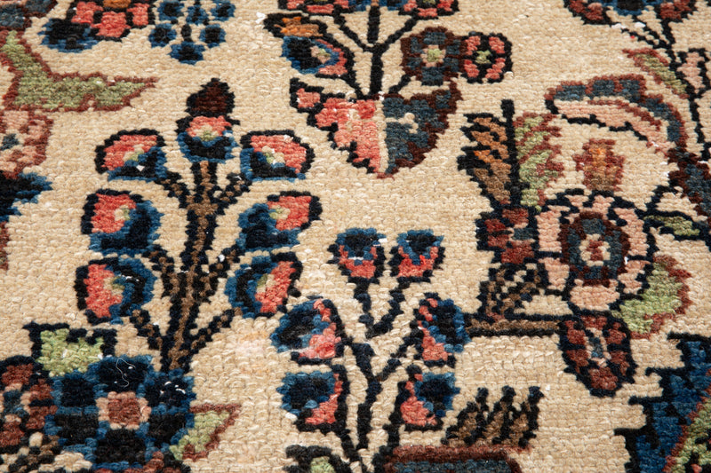 7' 6" x 5' Excellent Hand-Knotted Vintage Tribal Rug - Yasi & Fara 
