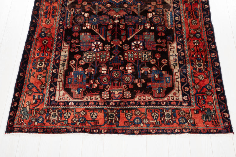 10' 3" x 5' 1" Excellent Hand-Knotted Vintage Tribal Rug - Yasi & Fara 
