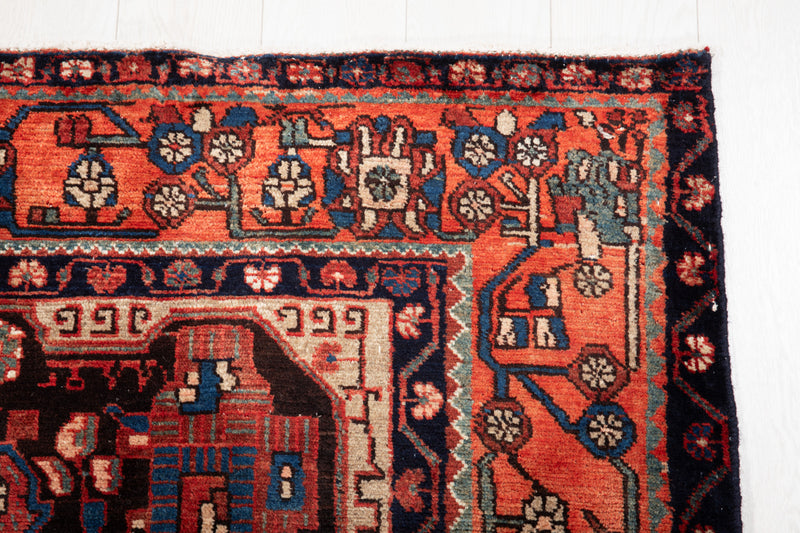 10' 3" x 5' 1" Excellent Hand-Knotted Vintage Tribal Rug - Yasi & Fara 