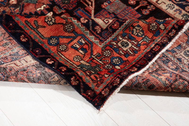10' 3" x 5' 1" Excellent Hand-Knotted Vintage Tribal Rug - Yasi & Fara 