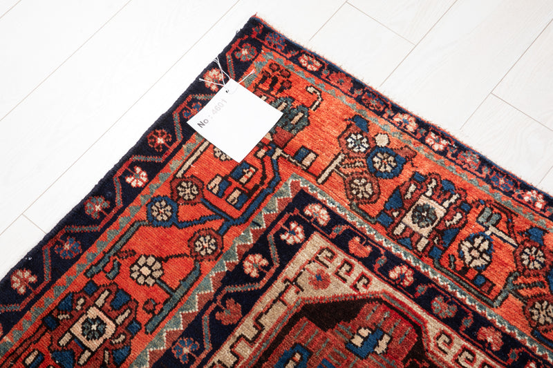 10' 3" x 5' 1" Excellent Hand-Knotted Vintage Tribal Rug - Yasi & Fara 