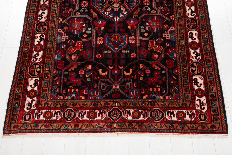 9' 10" x 5' 2" Excellent Hand-Knotted Vintage Tribal Rug - Yasi & Fara 