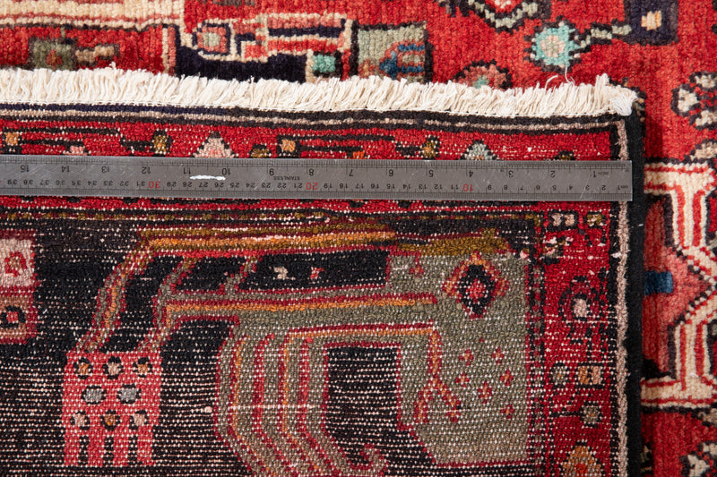 9' 5" x 5' 2" Excellent Hand-Knotted Vintage Collectible Tribal Rug - Yasi & Fara 