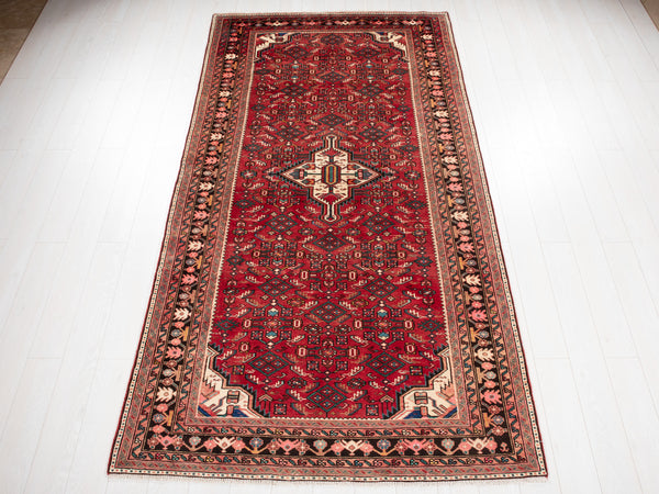 9' 10" x 5' 1" Excellent Hand-Knotted Vintage Tribal Rug - Yasi & Fara 