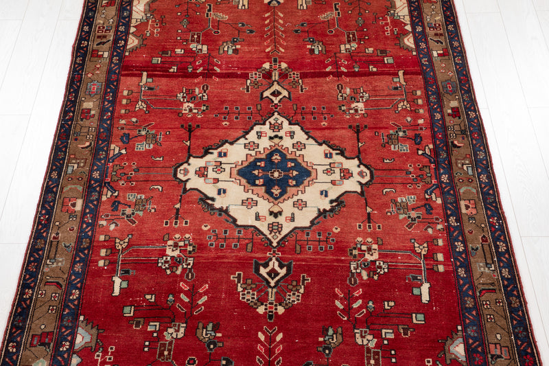 10' 8" x 5' 3" Excellent Hand-Knotted Antique Tribal Rug - Yasi & Fara 