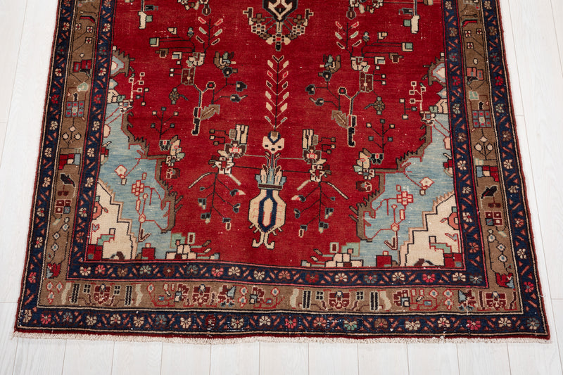 10' 8" x 5' 3" Excellent Hand-Knotted Antique Tribal Rug - Yasi & Fara 