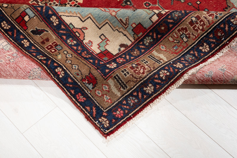 10' 8" x 5' 3" Excellent Hand-Knotted Antique Tribal Rug - Yasi & Fara 