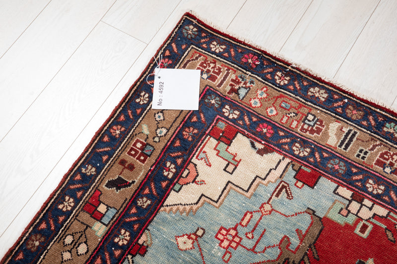 10' 8" x 5' 3" Excellent Hand-Knotted Antique Tribal Rug - Yasi & Fara 