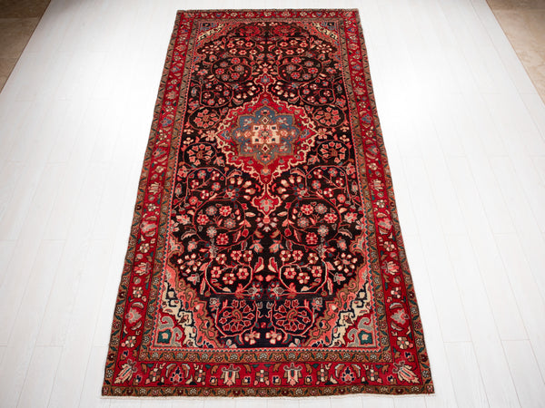 10' 8" x 5' 2" Excellent Hand-Knotted Vintage Tribal Rug - Yasi & Fara 