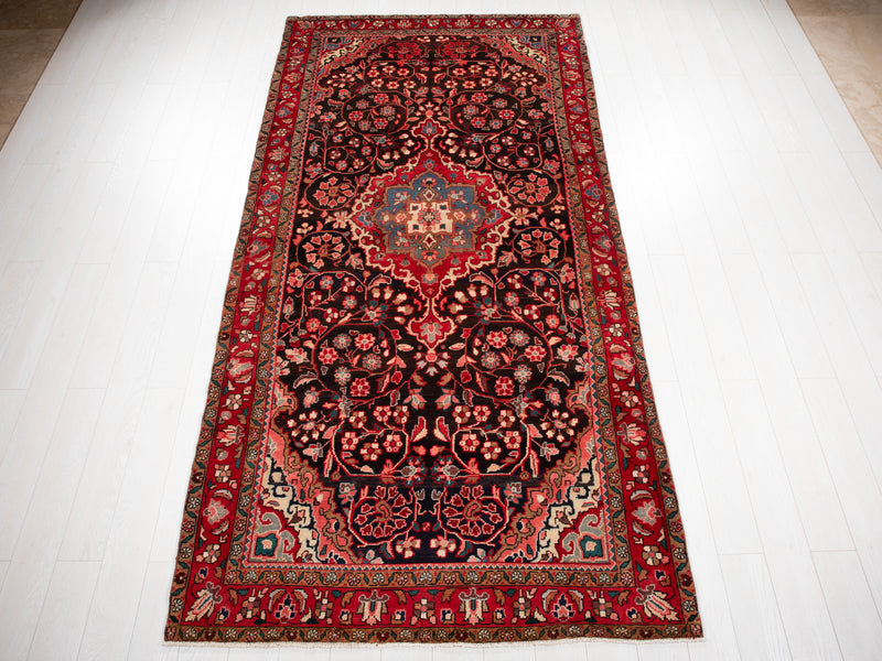 10' 8" x 5' 2" Excellent Hand-Knotted Vintage Tribal Rug - Yasi & Fara 
