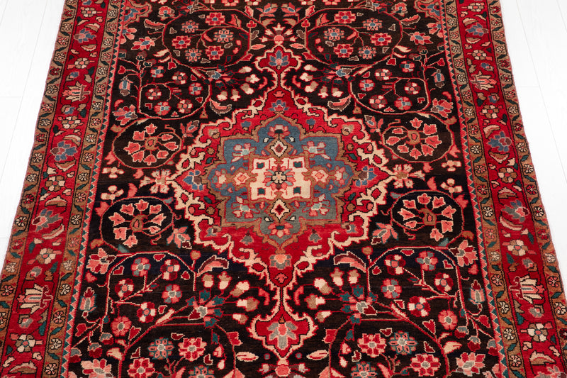 10' 8" x 5' 2" Excellent Hand-Knotted Vintage Tribal Rug - Yasi & Fara 
