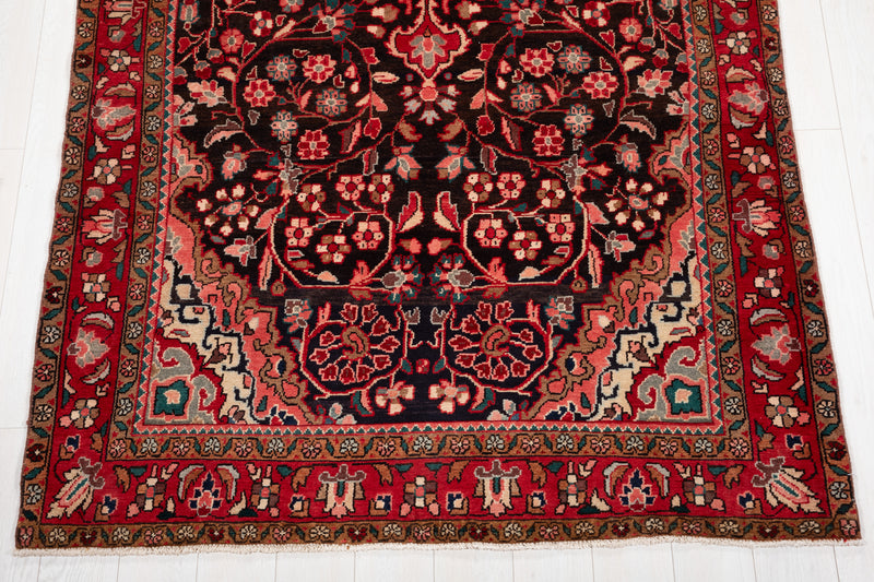 10' 8" x 5' 2" Excellent Hand-Knotted Vintage Tribal Rug - Yasi & Fara 