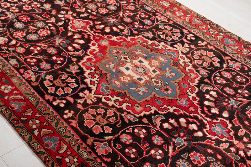 10' 8" x 5' 2" Excellent Hand-Knotted Vintage Tribal Rug - Yasi & Fara 