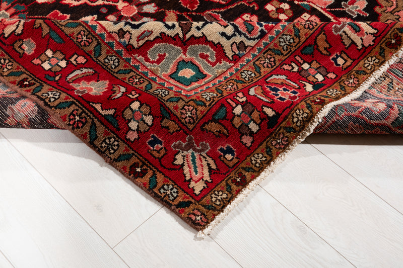 10' 8" x 5' 2" Excellent Hand-Knotted Vintage Tribal Rug - Yasi & Fara 