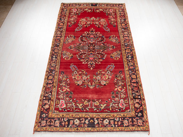 9' 10" x 5' 2" Excellent Hand-Knotted Antique Collectible Tribal Rug - Yasi & Fara 