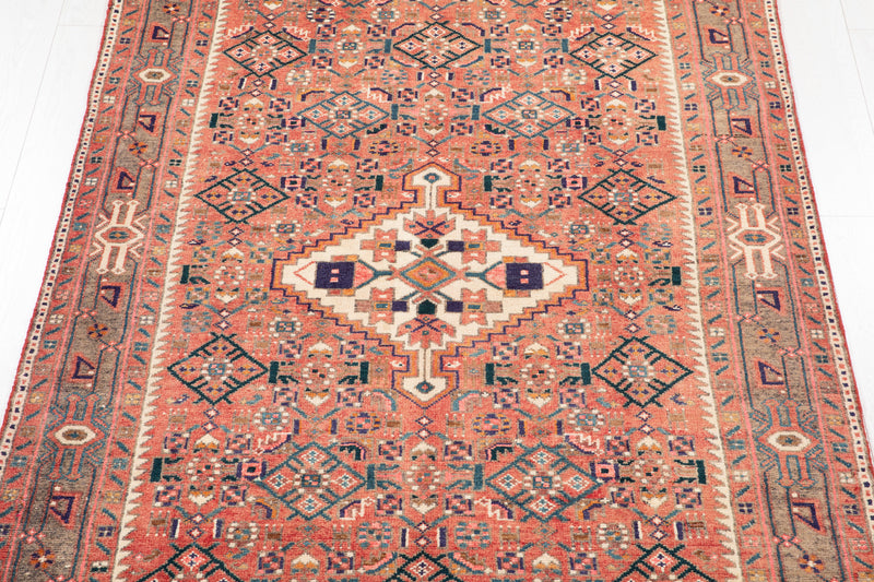 10' x 4' 11" Excellent Hand-Knotted Vintage Tribal Rug - Yasi & Fara 