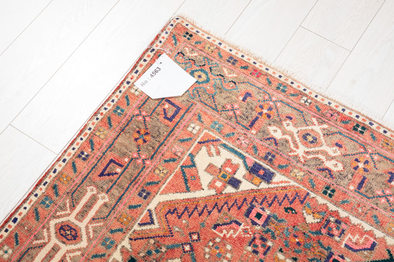10' x 4' 11" Excellent Hand-Knotted Vintage Tribal Rug - Yasi & Fara 