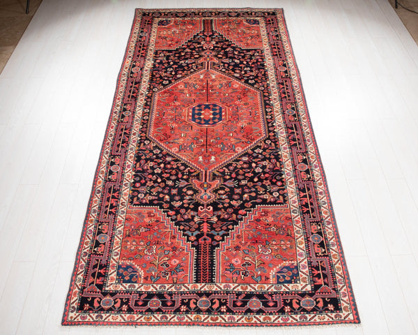 11' 3" x 5' 5" Excellent Hand-Knotted Vintage Tribal Rug - Yasi & Fara 