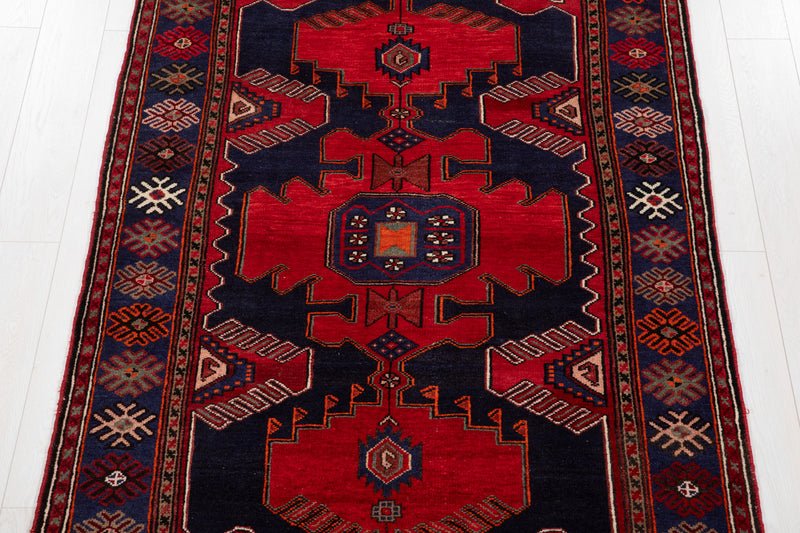 7' 3" x 4' 3" Excellent Hand-Knotted Vintage Tribal Rug - Yasi & Fara 