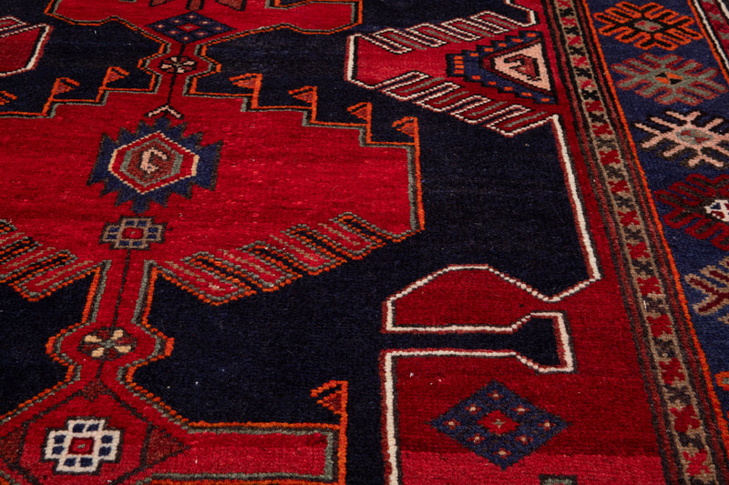 7' 3" x 4' 3" Excellent Hand-Knotted Vintage Tribal Rug - Yasi & Fara 