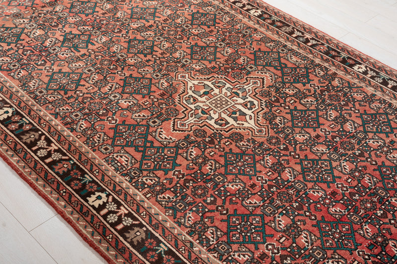 10' 6" x 5' 5" Excellent Hand-Knotted Vintage Tribal Rug - Yasi & Fara 