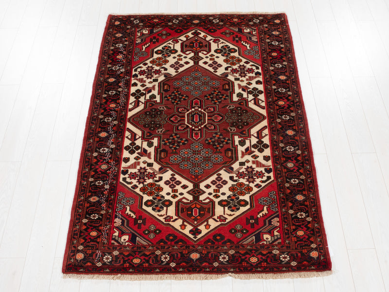 6' 7" x 4' 4" Excellent Hand-Knotted Vintage Tribal Rug - Yasi & Fara 