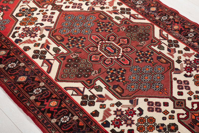 6' 7" x 4' 4" Excellent Hand-Knotted Vintage Tribal Rug - Yasi & Fara 