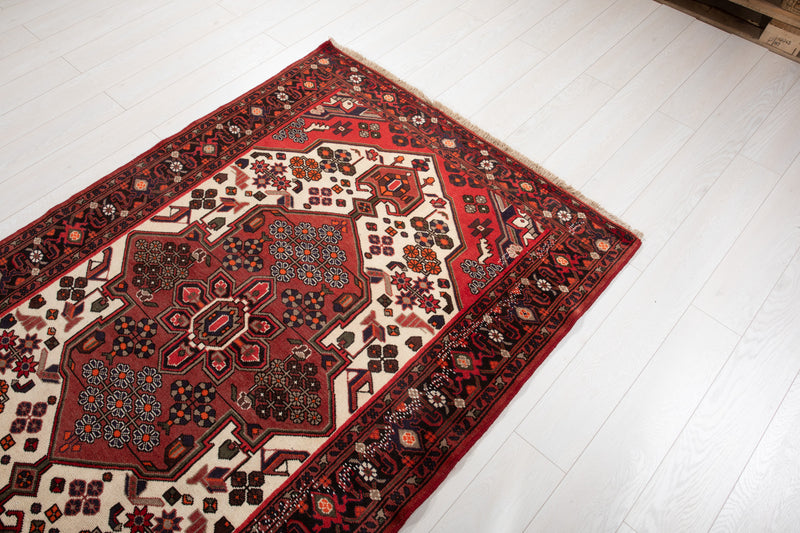 6' 7" x 4' 4" Excellent Hand-Knotted Vintage Tribal Rug - Yasi & Fara 