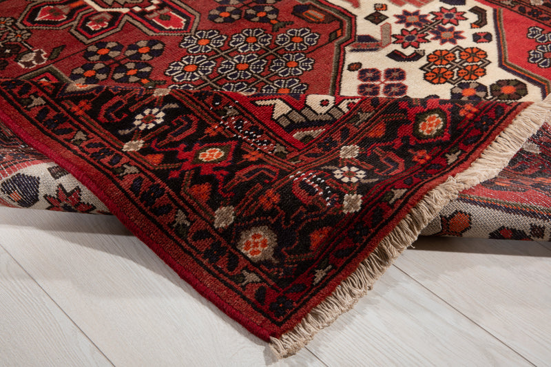 6' 7" x 4' 4" Excellent Hand-Knotted Vintage Tribal Rug - Yasi & Fara 