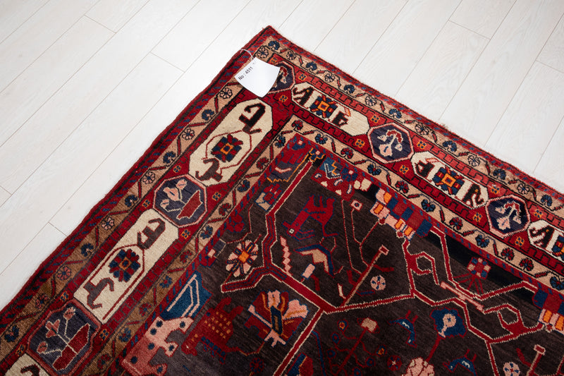 10' 2" x 6' Excellent Hand-Knotted Vintage Tribal Rug - Yasi & Fara 