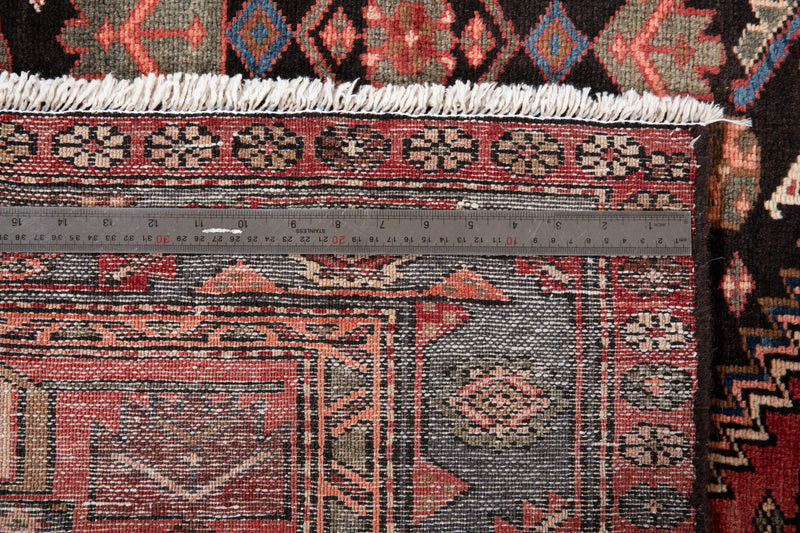 9' 1" x 4' 2" Excellent Hand-Knotted Vintage Tribal Rug - Yasi & Fara 