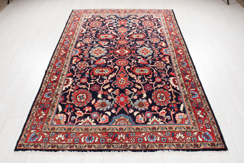 8' 2" x 5' 4" Excellent Hand-Knotted Collectible Tribal Rug - Yasi & Fara 