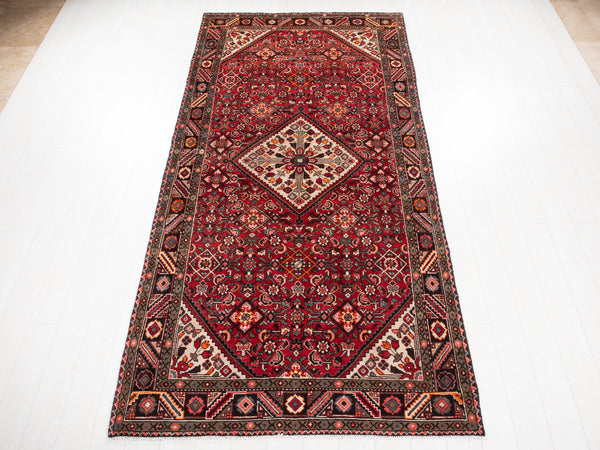 10' 8" x 5' 2" Excellent Hand-Knotted Vintage Tribal Rug - Yasi & Fara 