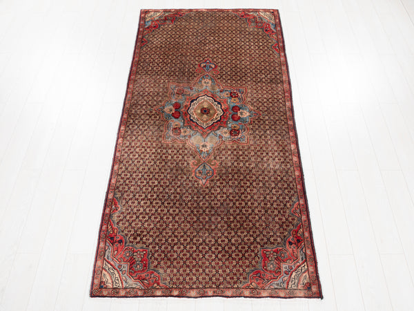 8' 10" x 4' 1" Excellent Hand-Knotted Vintage Tribal Rug - Yasi & Fara 