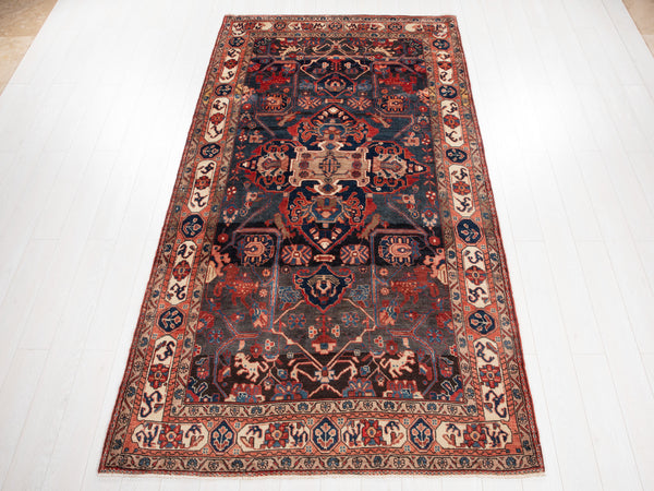 10' x 5' 4" Excellent Hand-Knotted Antique Collectible Tribal Rug - Yasi & Fara 