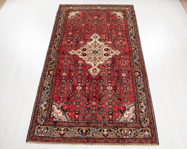 10' 3" x 5' 4" Excellent Hand-Knotted Vintage Collectible Tribal Rug - Yasi & Fara 