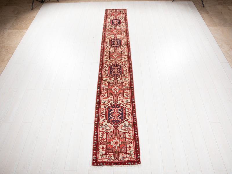 12' 3" x 1' 11" Excellent Hand-Knotted Collectible Antique Tribal Runner Rug - Yasi & Fara 