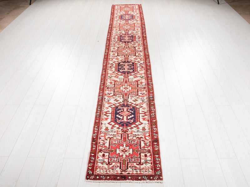12' 3" x 1' 11" Excellent Hand-Knotted Collectible Antique Tribal Runner Rug - Yasi & Fara 