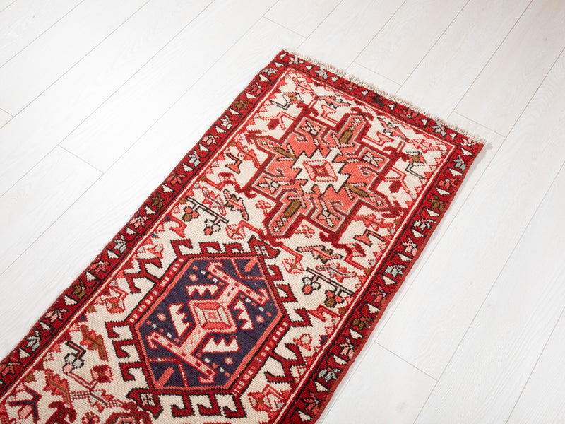 12' 3" x 1' 11" Excellent Hand-Knotted Collectible Antique Tribal Runner Rug - Yasi & Fara 