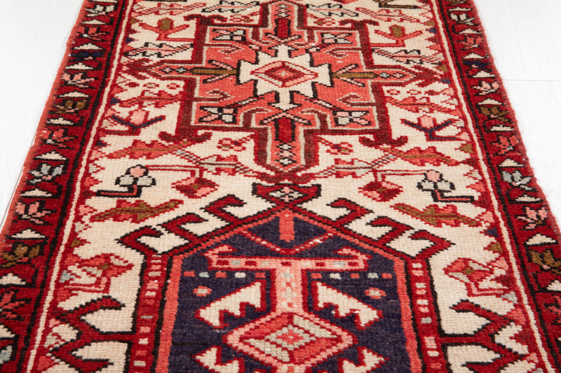 12' 3" x 1' 11" Excellent Hand-Knotted Collectible Antique Tribal Runner Rug - Yasi & Fara 