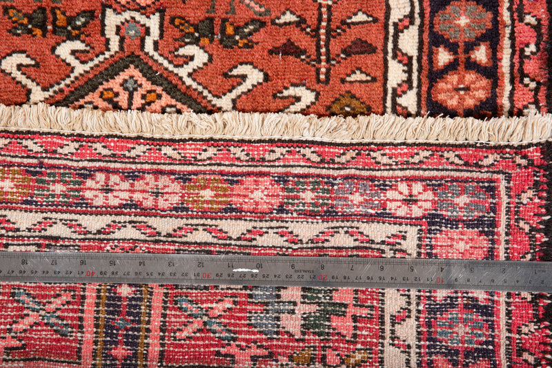 12' 10" x 2' 7" Excellent Hand-Knotted Vintage Tribal Runner Rug - Yasi & Fara 