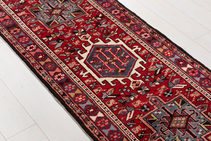 16' 7" x 2' 6" Excellent Hand-Knotted Vintage Long Collectible Tribal Runner Rug - Yasi & Fara 