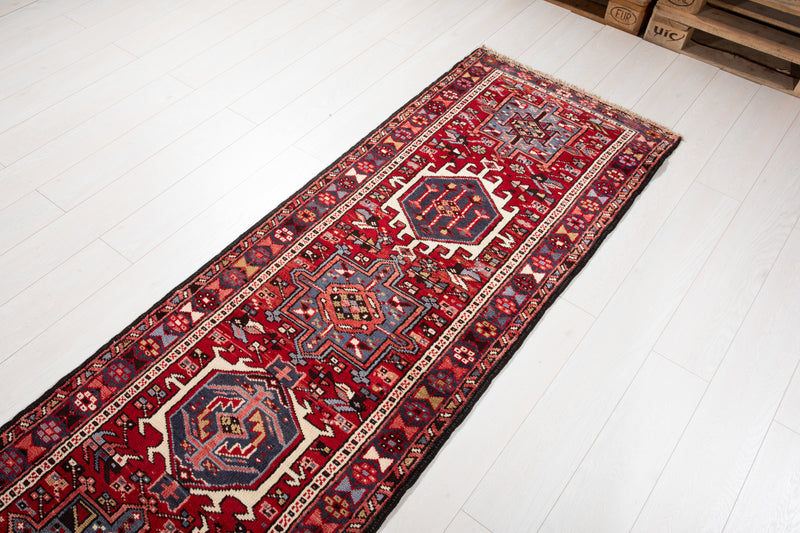 16' 7" x 2' 6" Excellent Hand-Knotted Vintage Long Collectible Tribal Runner Rug - Yasi & Fara 