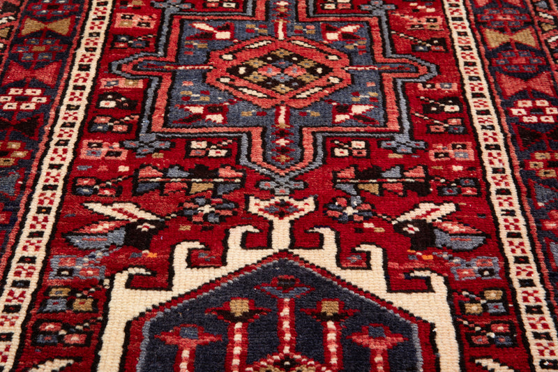 16' 7" x 2' 6" Excellent Hand-Knotted Vintage Long Collectible Tribal Runner Rug - Yasi & Fara 