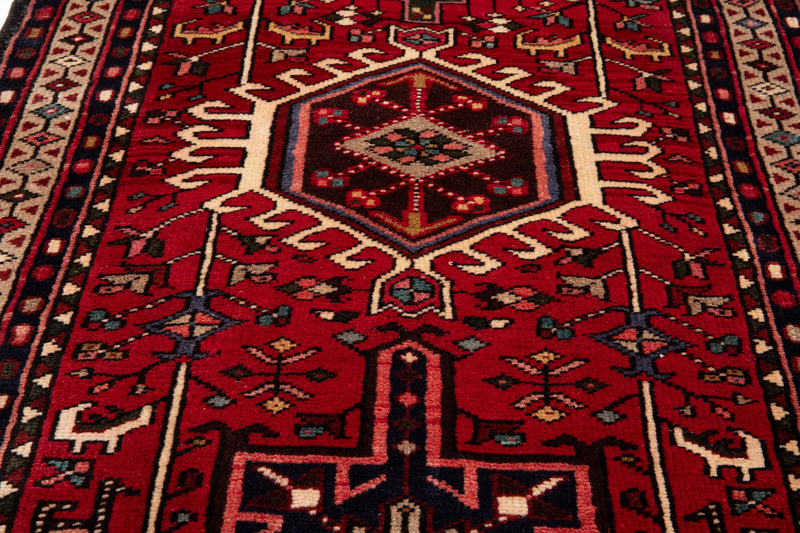 12' 11" x 2' 7" Excellent Hand-Knotted Vintage Collectible Tribal Runner Rug - Yasi & Fara 